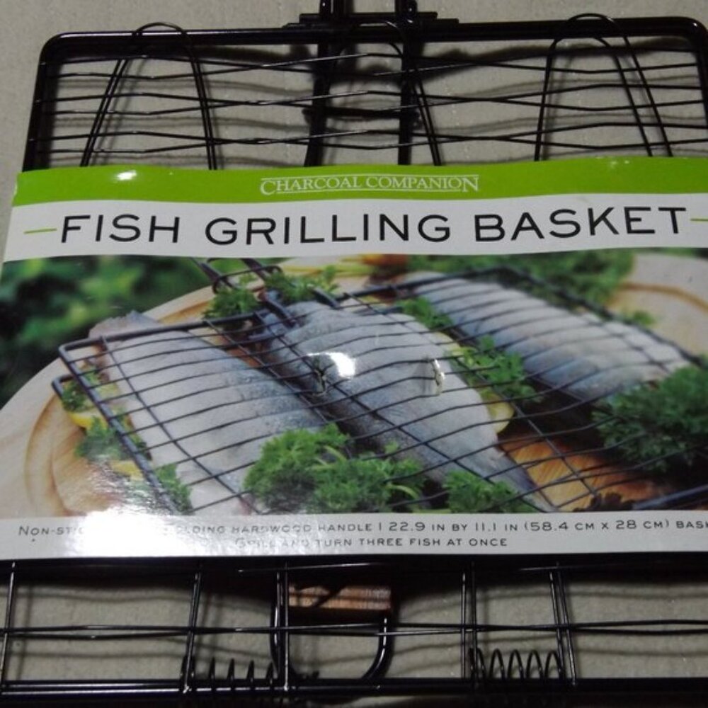 2!  NEW Fish grill baskets. Charcoal Companion
